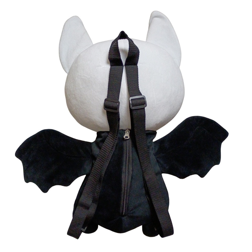 Sleepyville Critters Bat Skeleton Plush Mini Backpack Gothic Spooky Halloween - Picture 2 of 9